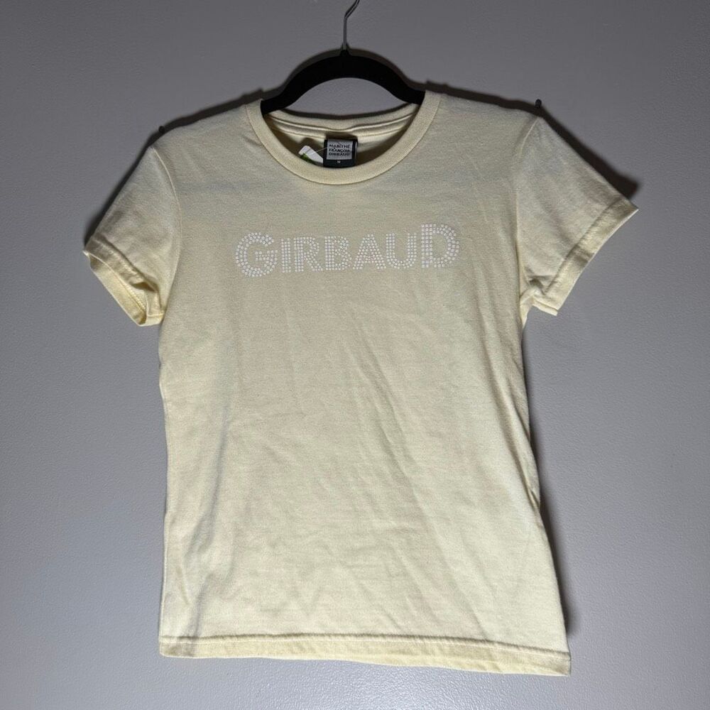 NWT Marithé + François Girbaud Dot Logo Print Tee Y2K Soft Minimal Shirt